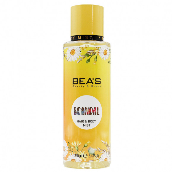 Мист для тела и волос Beas Body & Hair Scandal (Jean Paul Gaultier Scandal) 250 ml