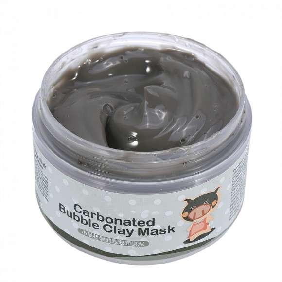 Кислородная маска с глиной Bioaqua Little black pig bubble mask mud 100g 0511