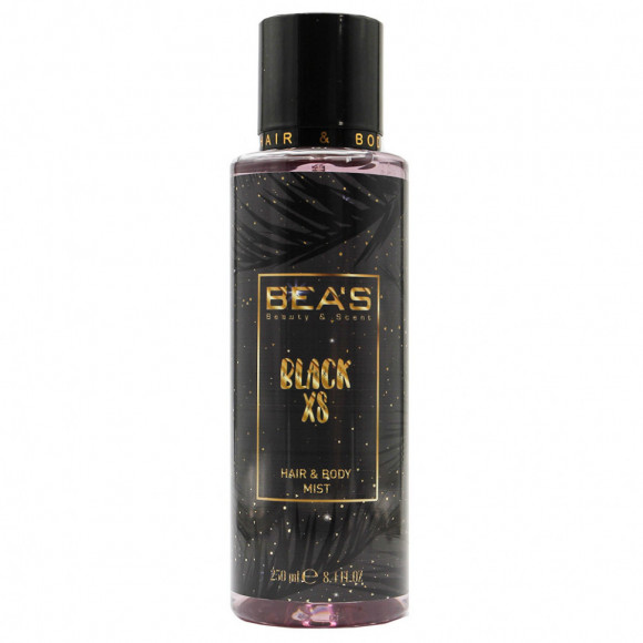 Мист для тела и волос Beas Body & Hair Black XS (Paco Rabanne Black XS for Her) 250 ml