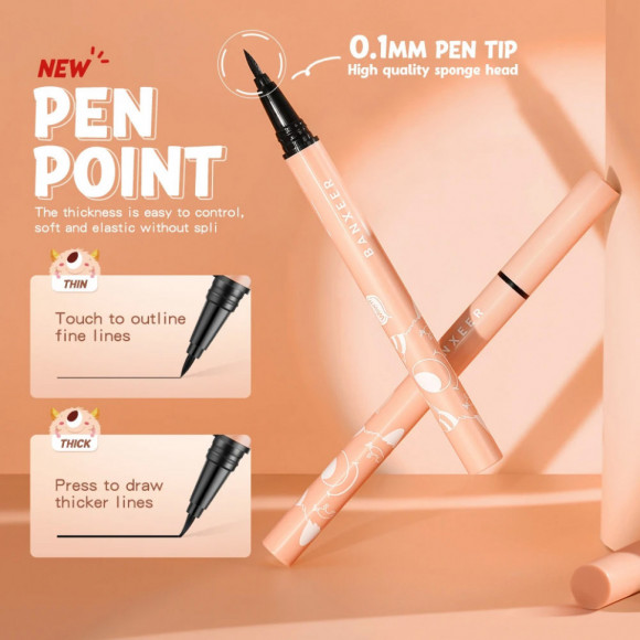 Жидкая подводка-карандаш для глаз Banxeer Monster Liquid Eyebrow Pen 1 ml Цвет №01 (Арт: BM11) Жидкая подводка-карандаш для глаз Banxeer Monster Liquid Eyebrow Pen 1 ml Цвет №01 (Арт: BM11)