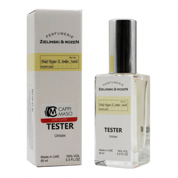 Тестер Z & R Black Pepper & Amber, Neroli unisex 60 ml ОАЭ
