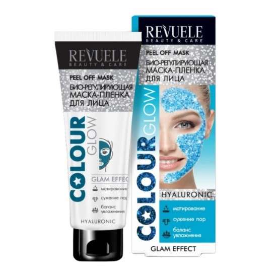 Revuele COLOUR GLOW Hyaluronic обновляющая маска-пленка для лица , 80 ml