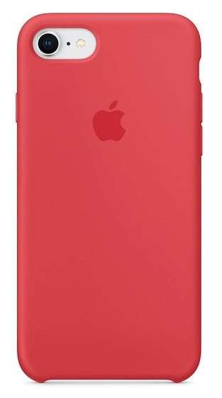 Силиконовый чехол для iPhone 7/8 - Спелая малина (Red Raspberry)