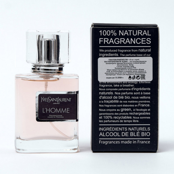Тестер премиум+ YSL L'Homme edt for man  63 ml Тестер премиум+ YSL L'Homme edt for man  63 ml