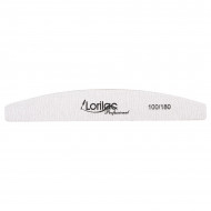 Пилка для ногтей Lorilac - 100/180 (лодочка) Пилка для ногтей Lorilac - 100/180 (лодочка)