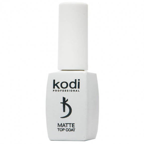 Верхнее покрытие Kodi Matte Top Coat Velour — 8 мл NEW (белый флакон)