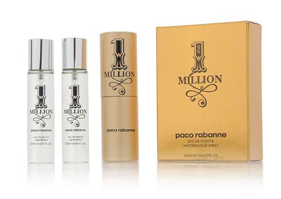 Туалетная вода Paco Rabanne "1 MILLION" 3х20ml