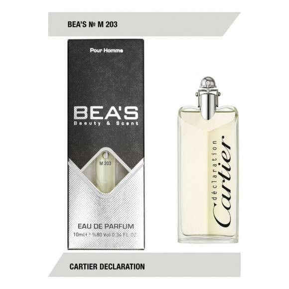 Компактный парфюм  Beas Cartier Declaration for men 10 ml M 203