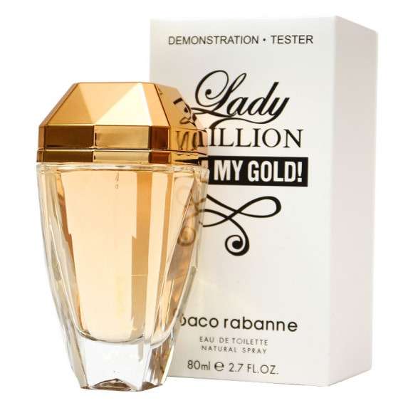 Тестер Paco Rabanne Lady Million Eau My Gold! edt for women, 80 ml