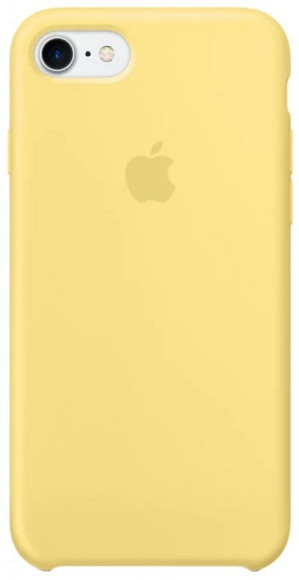 Силиконовый чехол для Айфон 7/8 -Желтый (Yellow)
