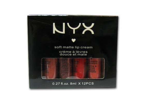 Жидкая помада NYX soft matte lip cream(12шт)