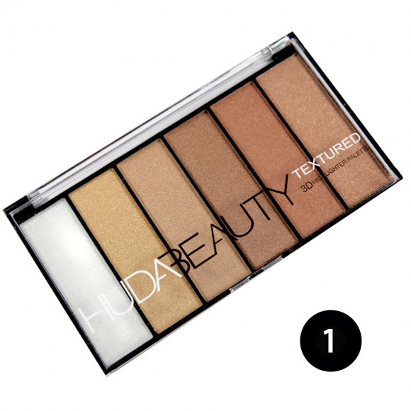 Палетка хайлайтеров Huda Beauty Textured 3D 6*9.5g Палетка хайлайтеров Huda Beauty Textured 3D 6*9.5g