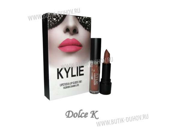 Помада+блеск Kylie  Fashion Charm Lips (1шт)