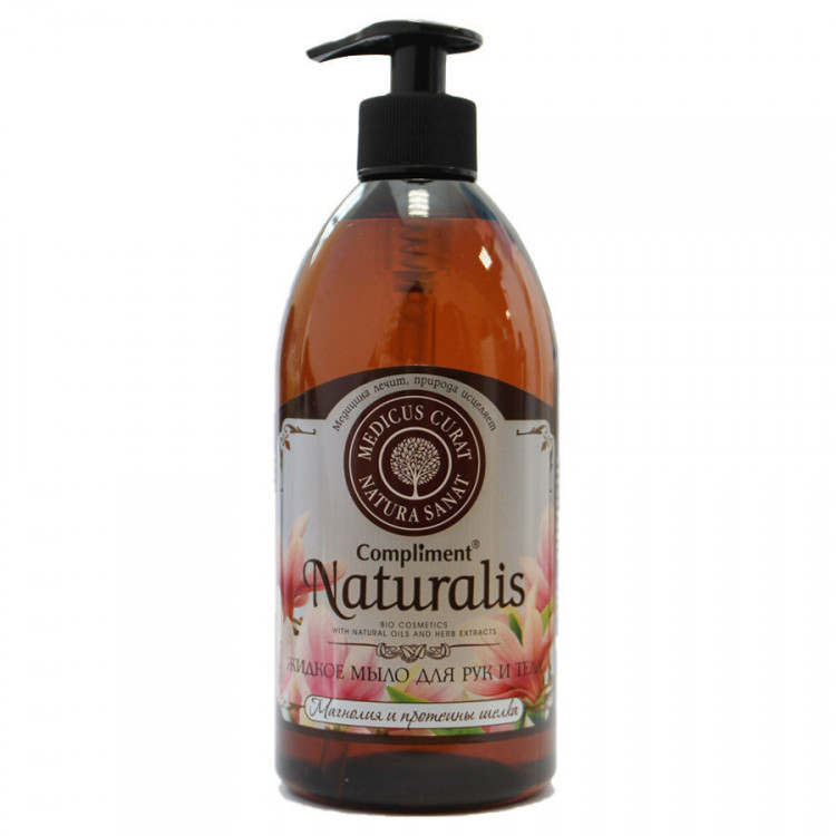 Compliment Naturalis Мыло жидкое "Магнолия и протеины шелка" 500 ml ...