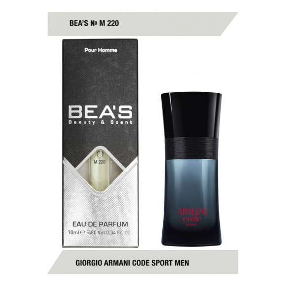 Компактный парфюм Beas Джорджо Армани Code Sport for men 10 ml арт. M 220