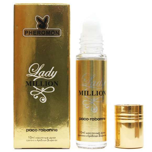 Духи с феромонами Paco Rabanne Lady Million 10 ml (шариковые)