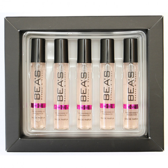 Парфюмерный набор Beas Carolina Herrera 212 Vip Rose Women 5*5 ml W 555 Парфюмерный набор Beas Carolina Herrera 212 Vip Rose Women 5*5 ml W 555