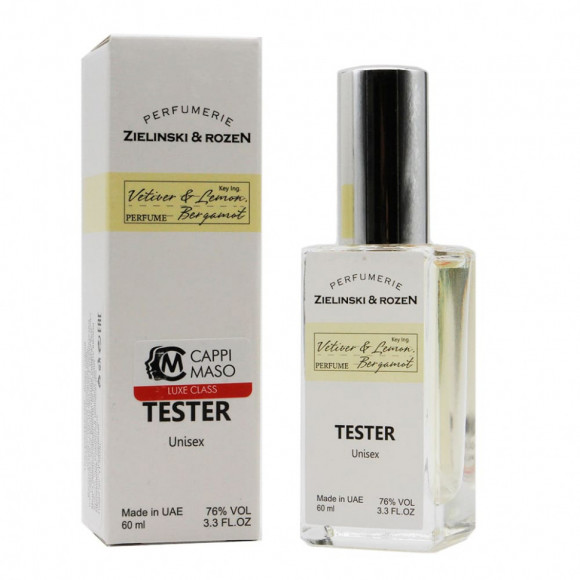 Тестер Z & R Vetiver & Lemon, Bergamot unisex 60 ml ОАЭ
