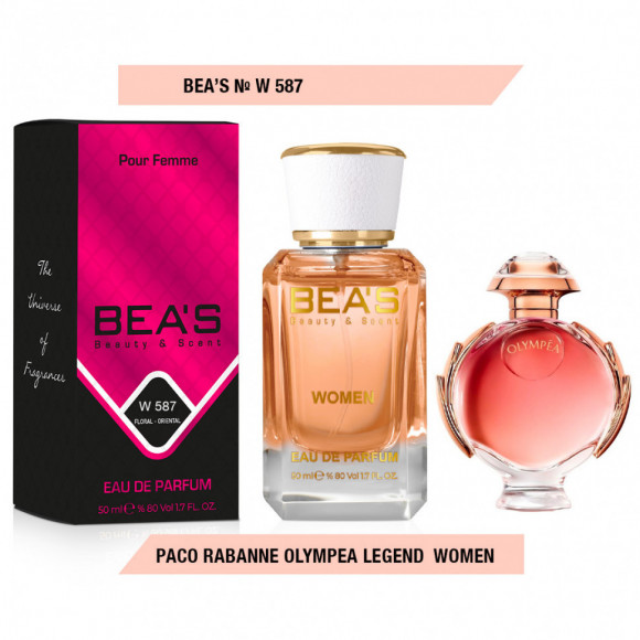 Парфюм Beas 50 ml W 587 Paco Rabanne Olympea Legend for women Парфюм Beas 50 ml W 587 Paco Rabanne Olympea Legend for women