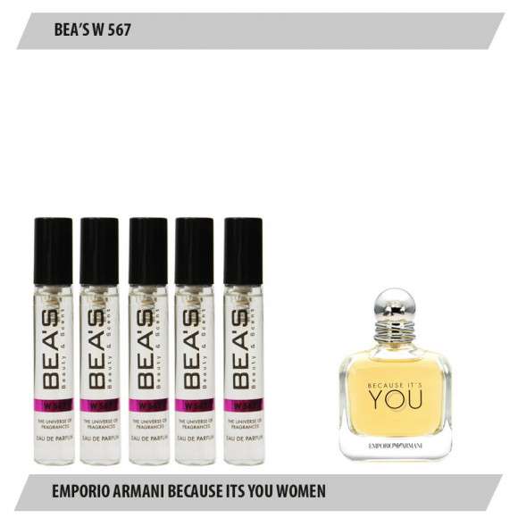 Парфюмерный набор Beas Emporio Armani Because It’s You Women 5*5 ml W 567