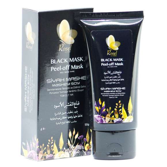 Маска от черных точек Rosel Cosmetics Black mask Peel-off 50g