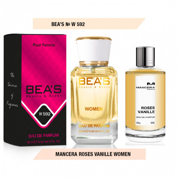 Парфюм Beas 50 ml W 592 Mancera Roses Vanille for women Парфюм Beas 50 ml W 592 Mancera Roses Vanille for women