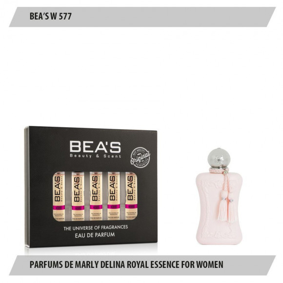 Парфюмерный набор Beas Parfums De Marly Delina Royal Essence Women 5*5 ml W 577 Парфюмерный набор Beas Parfums De Marly Delina Royal Essence Women 5*5 ml W 577