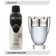 Дезодорант Beas Paco Rabbane Invictus Men 200 ml арт. M 214