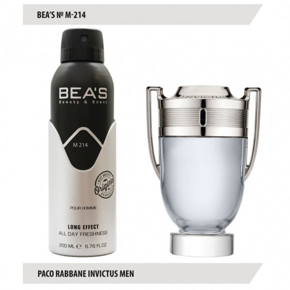 Дезодорант Beas Paco Rabbane Invictus Men 200 ml арт. M 214