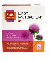 Будь Здоров! расторопши шрот, 100g