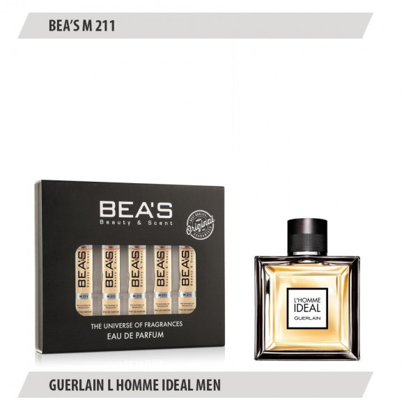 Парфюмерный набор Beas Guerlain L Homme Ideal Men 5*5 ml M 211 Парфюмерный набор Beas Guerlain L Homme Ideal Men 5*5 ml M 211