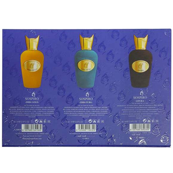 Подарочный набор Sospiro 3x50 ml Подарочный набор Sospiro 3x50 ml
