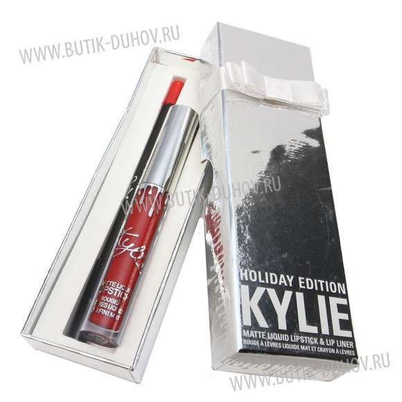 Kylie Holiday Edition Жидкая помада + карандаш для губ 22 Kylie Holiday Edition Жидкая помада + карандаш для губ 22