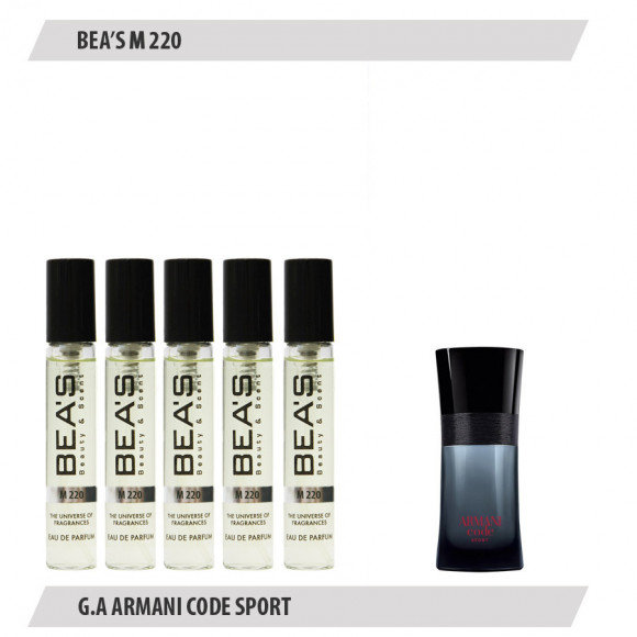 Парфюмерный набор Beas Giorgio Armani Code Sport Men 5*5 ml M 220