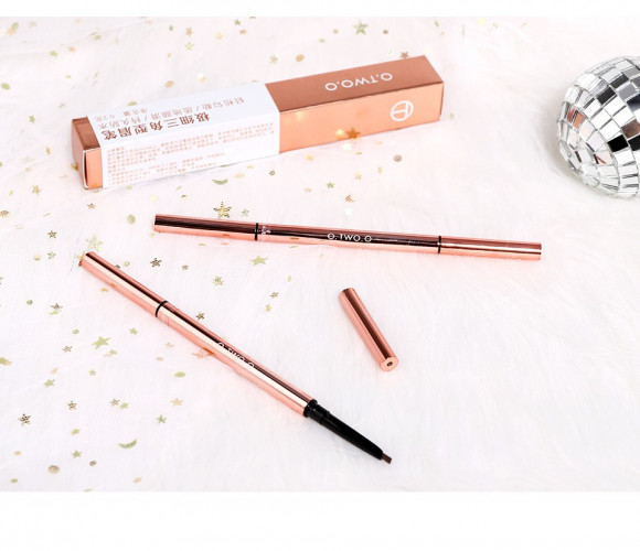 Карандаш для бровей O.TWO.O Fine Triangle eyebrow pencil (арт. 1007) #06 Dark Brown