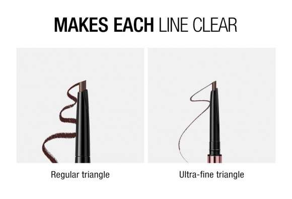 Карандаш для бровей O.TWO.O Fine Triangle eyebrow pencil (арт. 1007) #06 Dark Brown