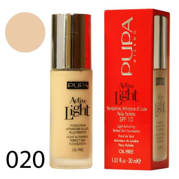 Тональный крем Pupa "Active Light", 30 ml Тональный крем Pupa "Active Light", 30 ml