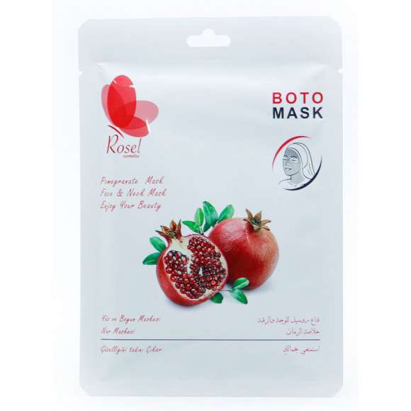 Маски для лица, шеи и декольте Rosel Cosmetics Boto Pomegranate