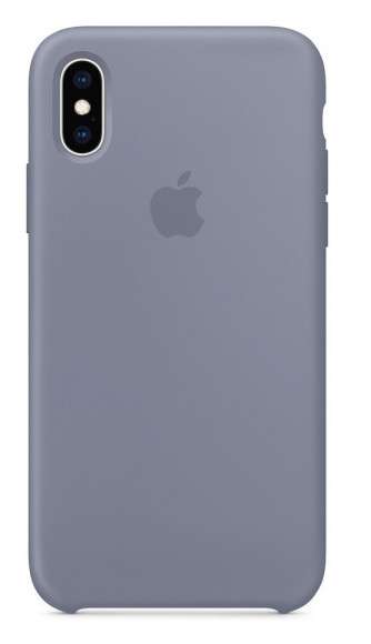 Силиконовый чехол для iPhone XS -Тёмная лаванда (Lavender Gray)