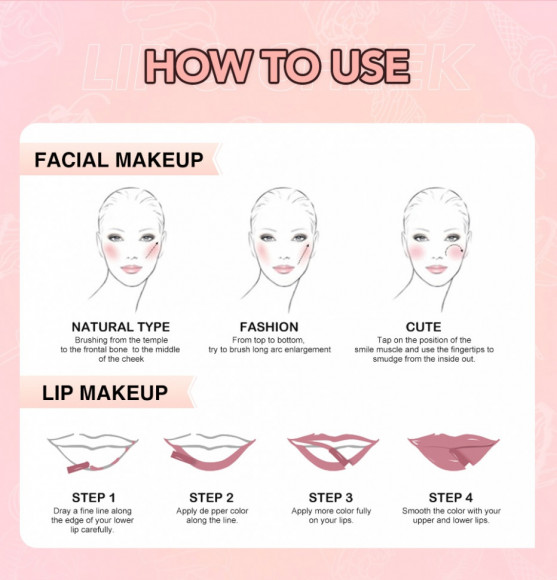 Тинт для губ 2 в 1 O.TWO.O арт. YJ005 №1 (Sweet For You) 6.5 g.