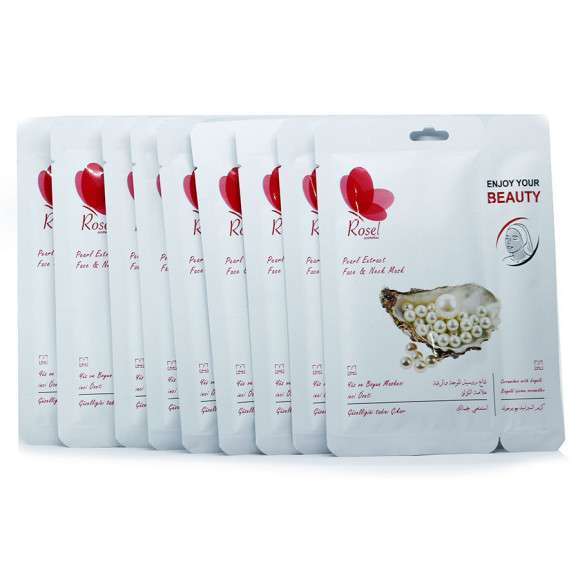Маски для лица Rosel Cosmetics Face Mask Pearl Extract