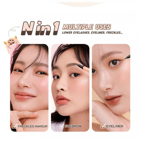 Жидкая подводка-карандаш для глаз Banxeer Monster Liquid Eyebrow Pen 1 ml Цвет №01 (Арт: BM12) Жидкая подводка-карандаш для глаз Banxeer Monster Liquid Eyebrow Pen 1 ml Цвет №01 (Арт: BM12)