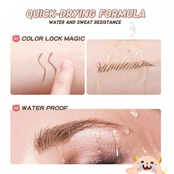 Жидкая подводка-карандаш для глаз Banxeer Monster Liquid Eyebrow Pen 1 ml Цвет №01 (Арт: BM12) Жидкая подводка-карандаш для глаз Banxeer Monster Liquid Eyebrow Pen 1 ml Цвет №01 (Арт: BM12)