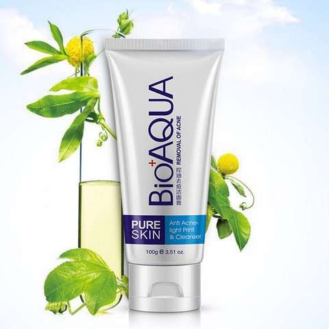 Пенка для умывания от акне Bioaqua removal of acne Pure Skin арт. 0702 Пенка для умывания от акне Bioaqua removal of acne Pure Skin арт. 0702