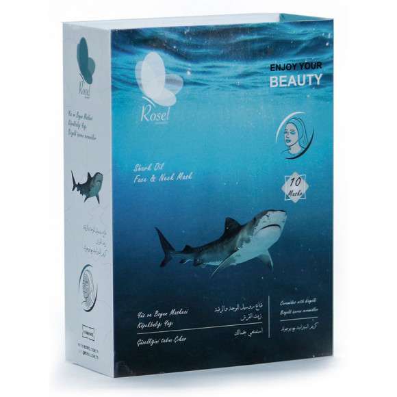 Маски для лица Rosel Cosmetics Face Mask Shark oil