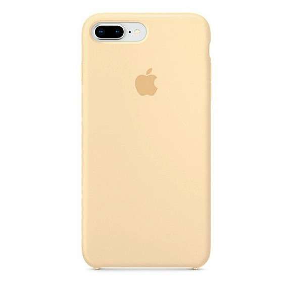 Кремовый силиконовый чехол для Айфон 7/8 Plus Silicone Case