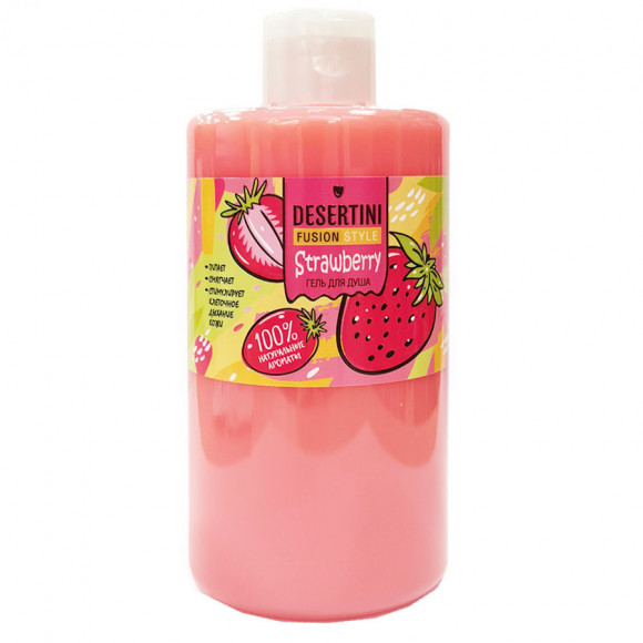 Desertini Гель для душа Клубника 460 ml