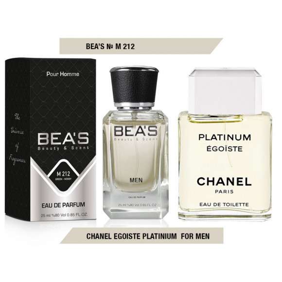 Парфюм Beas Chanel Egoiste Platinum 25 ml арт. M 212 Парфюм Beas Chanel Egoiste Platinum 25 ml арт. M 212