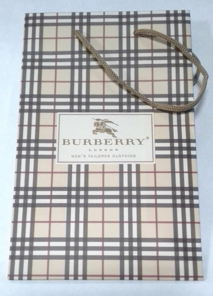 Подарочный пакет Burberry 15x20cm(м)