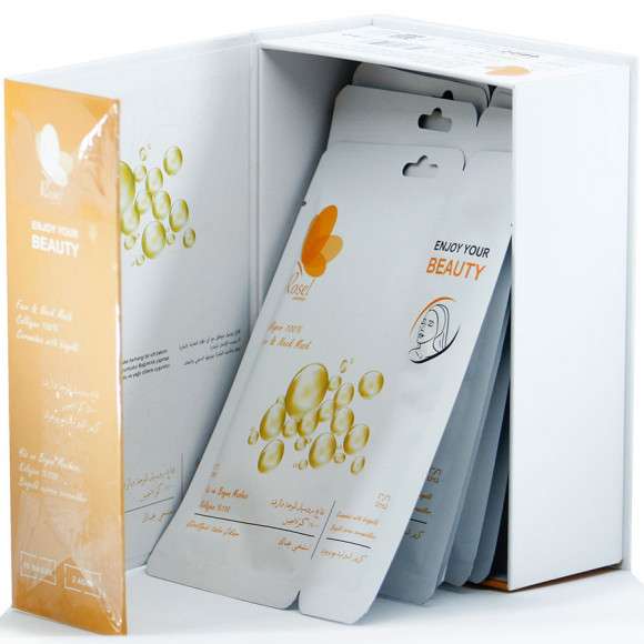 Маски для лица Rosel Cosmetics Face Mask Collagen 100%